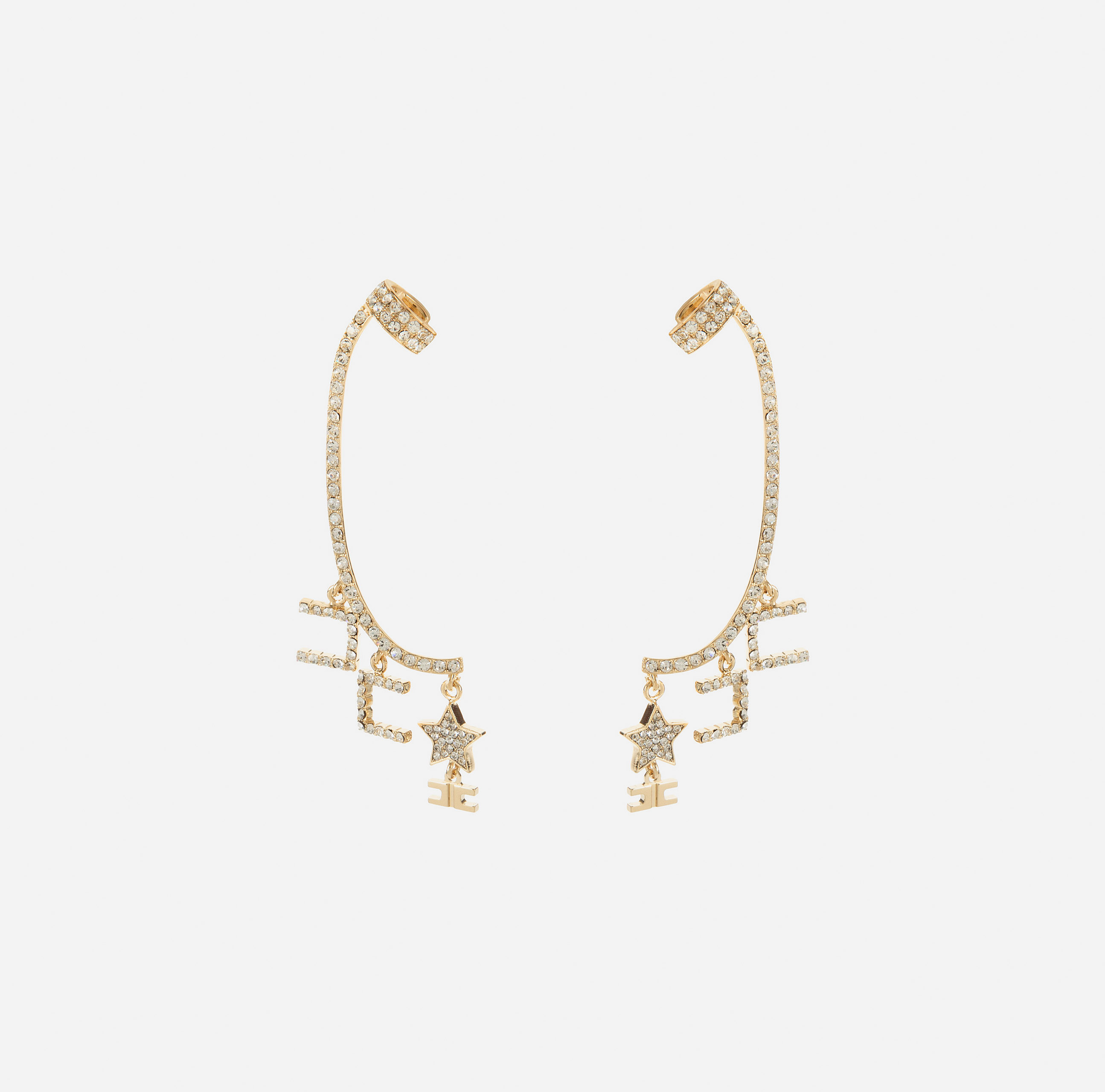 Earcuff earrings with charms - ACCESSORI - Elisabetta Franchi