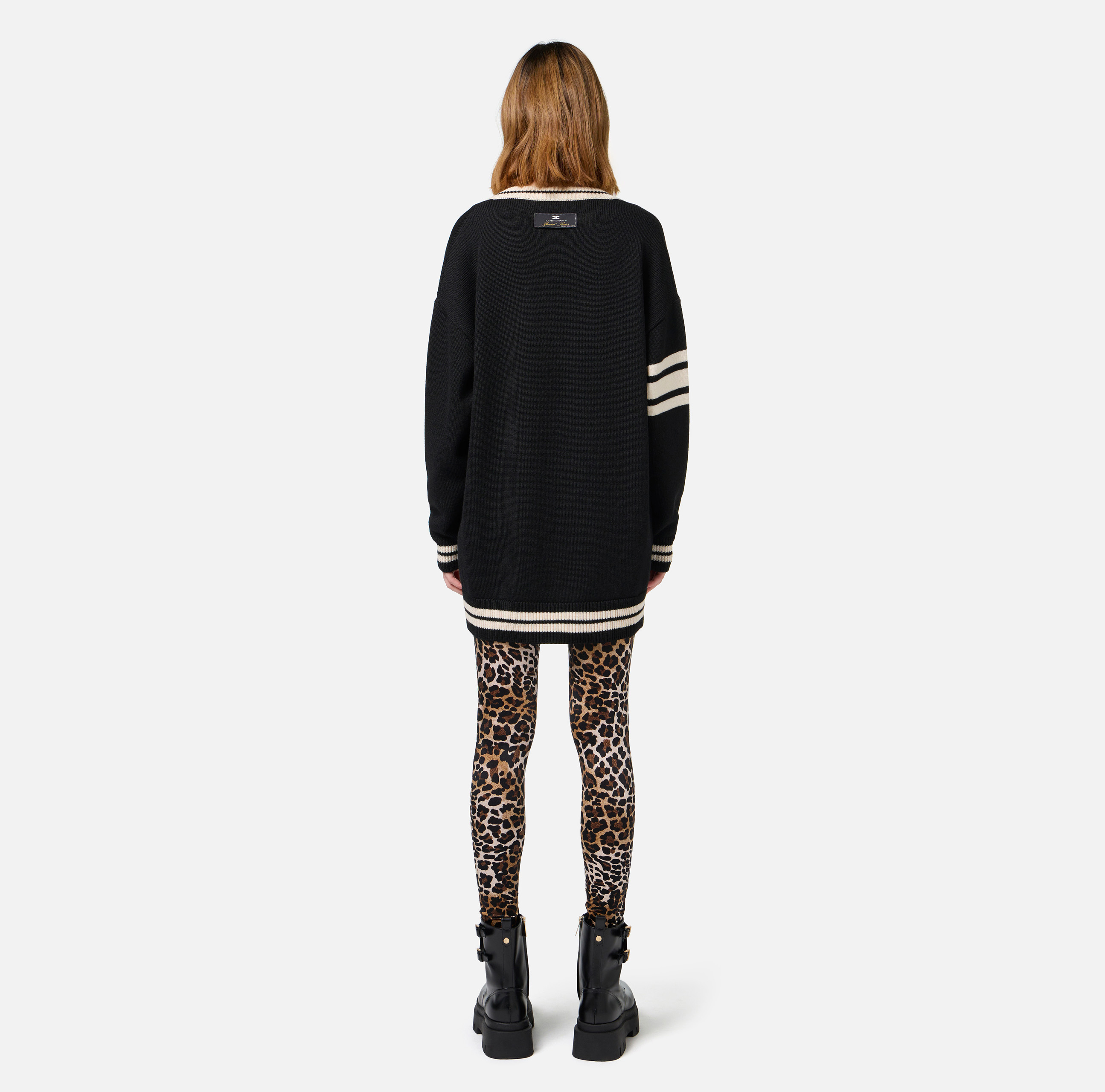 Leggings van Lycra met dierenprint - Elisabetta Franchi