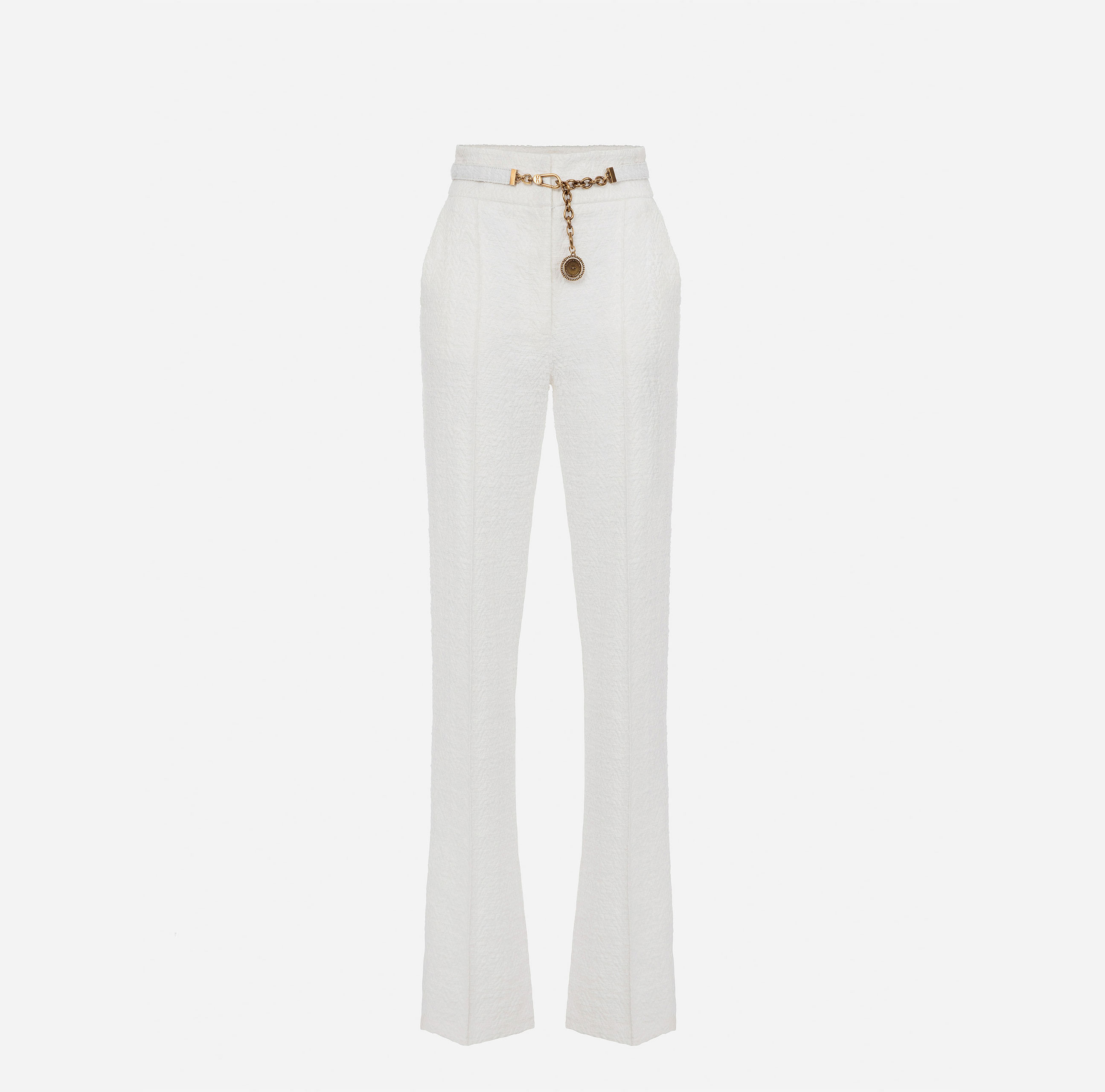 Herringbone tweed trousers - Elisabetta Franchi