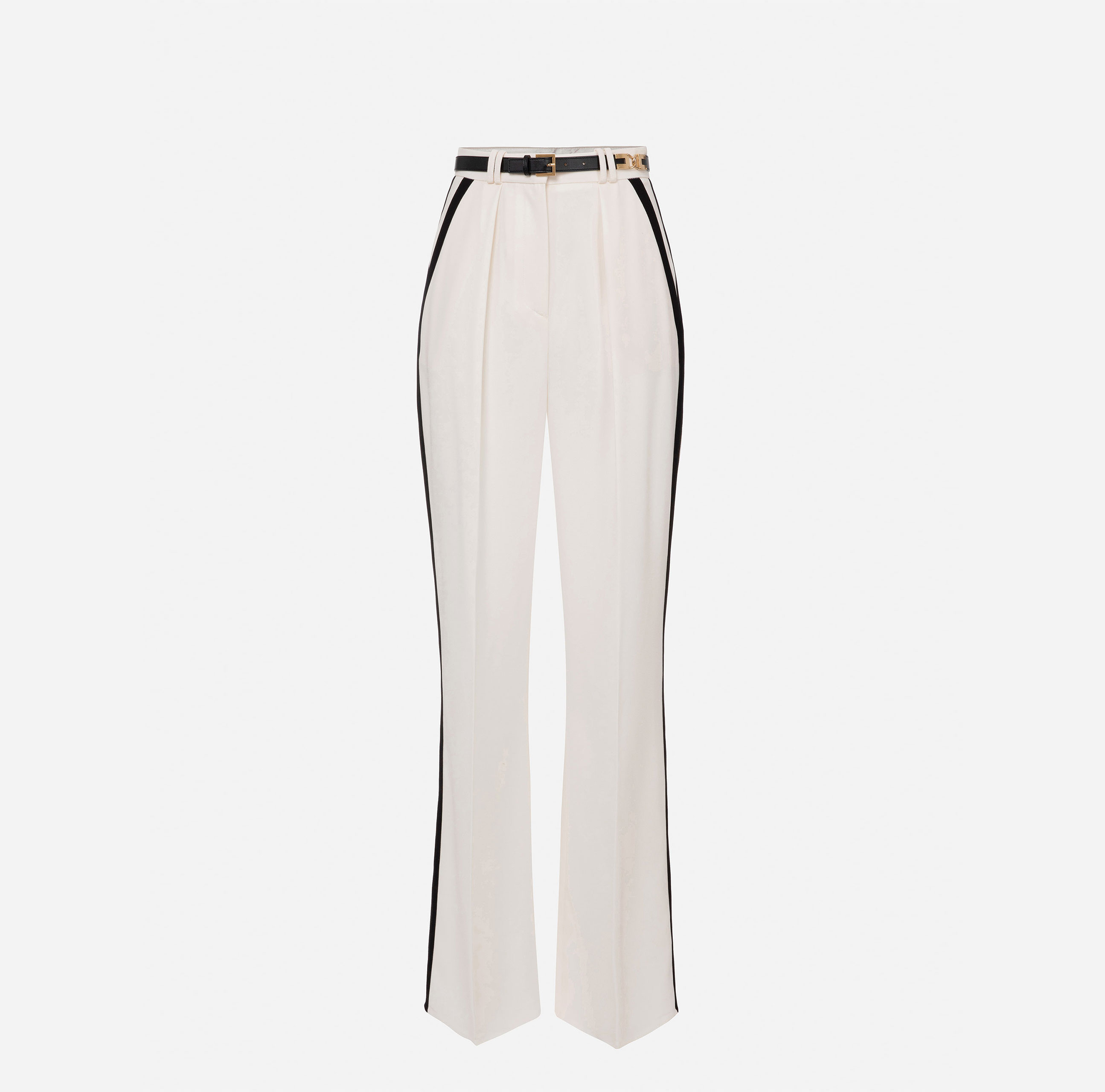 Two-tone trousers with darts - Elisabetta Franchi
