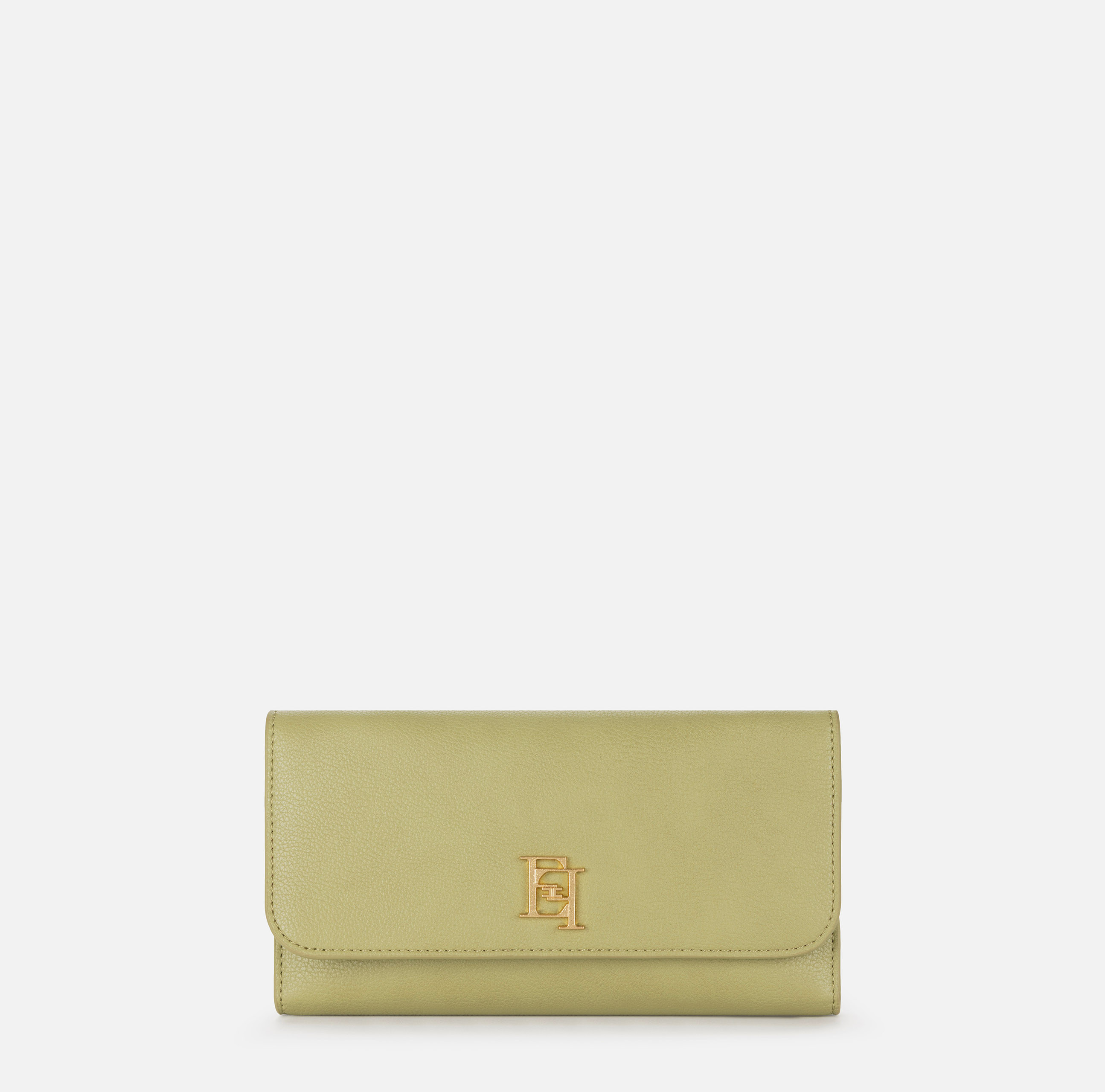 Wallet with strap with metal logo - ACCESSORI - Elisabetta Franchi