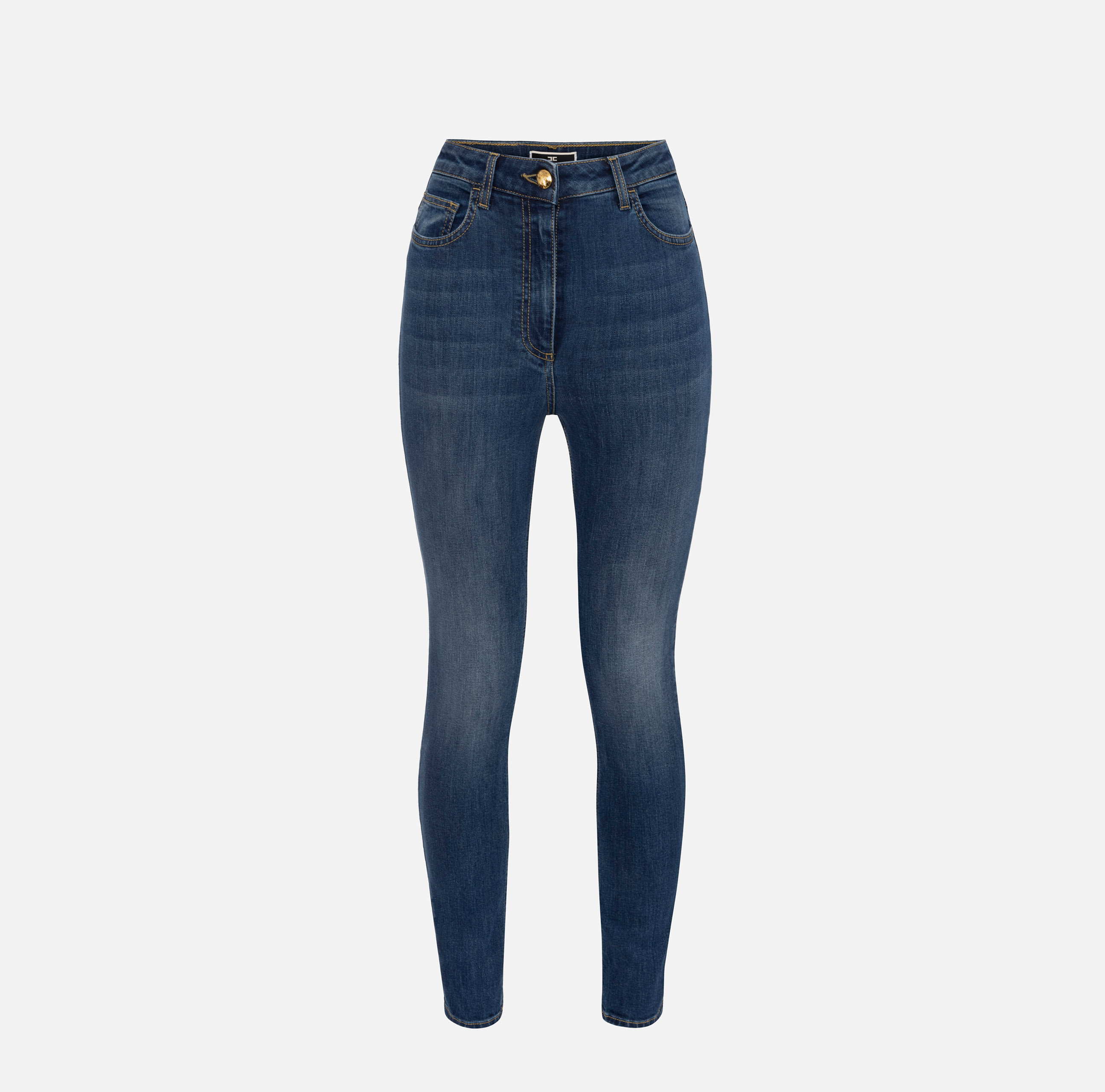 Jeans skinny in cotone stretch - ABBIGLIAMENTO - Elisabetta Franchi