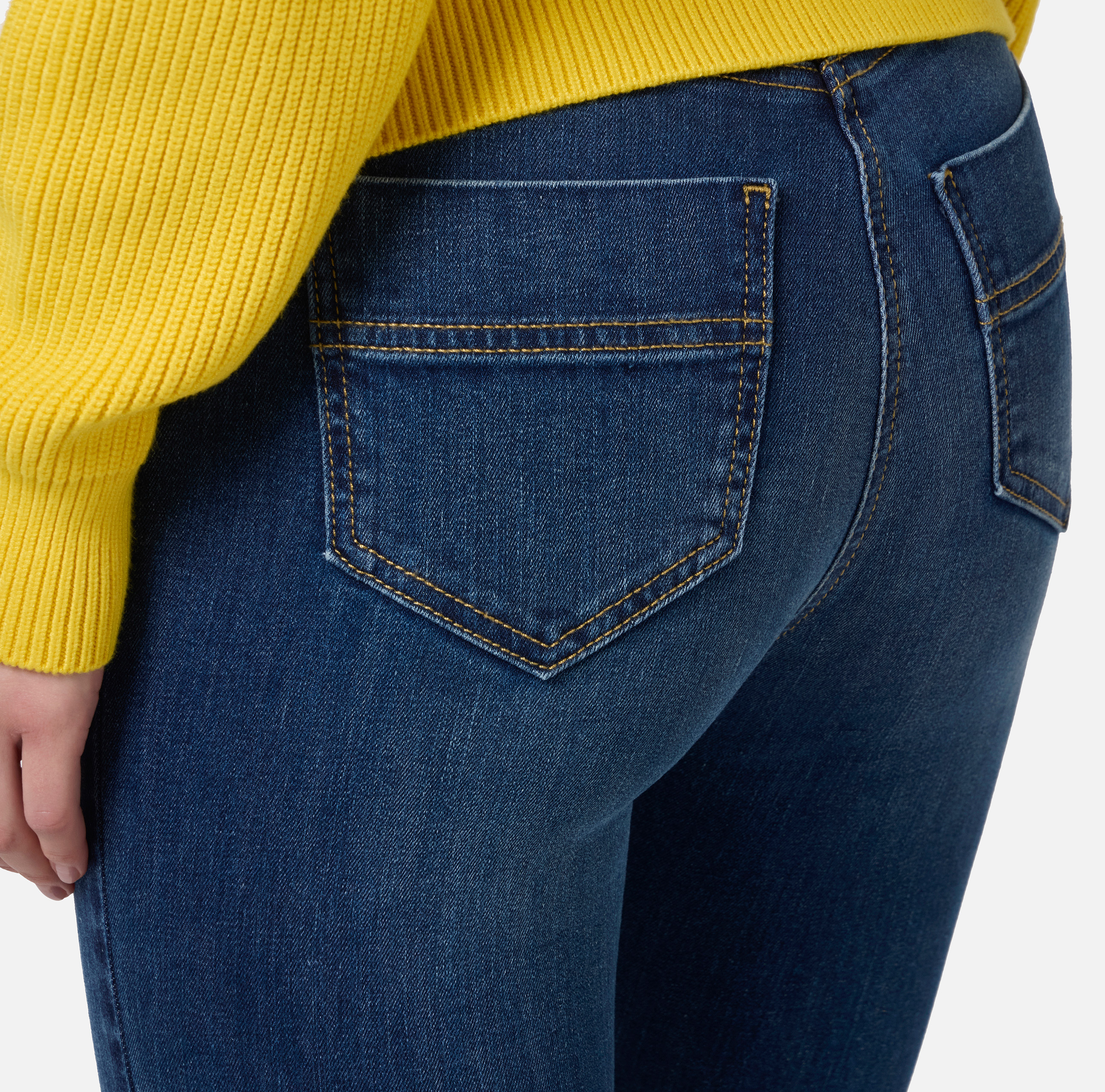 Jeansy skinny z bawełny ze stretchem - Elisabetta Franchi