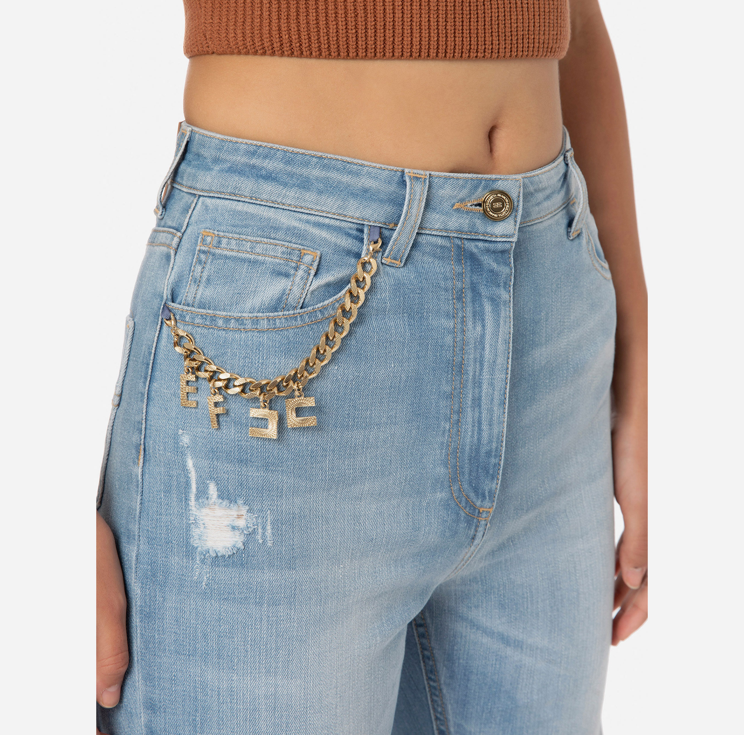 Five-pocket jeans - Elisabetta Franchi