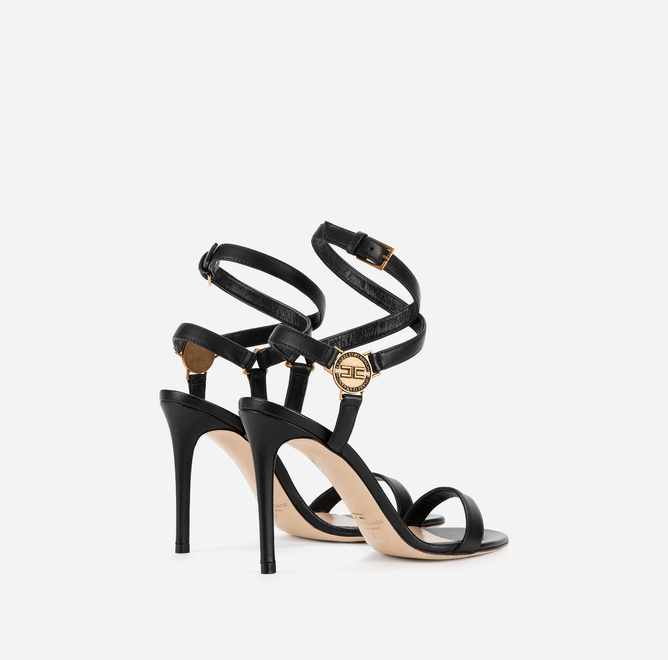 Thin heel sandal h95 mm - Elisabetta Franchi