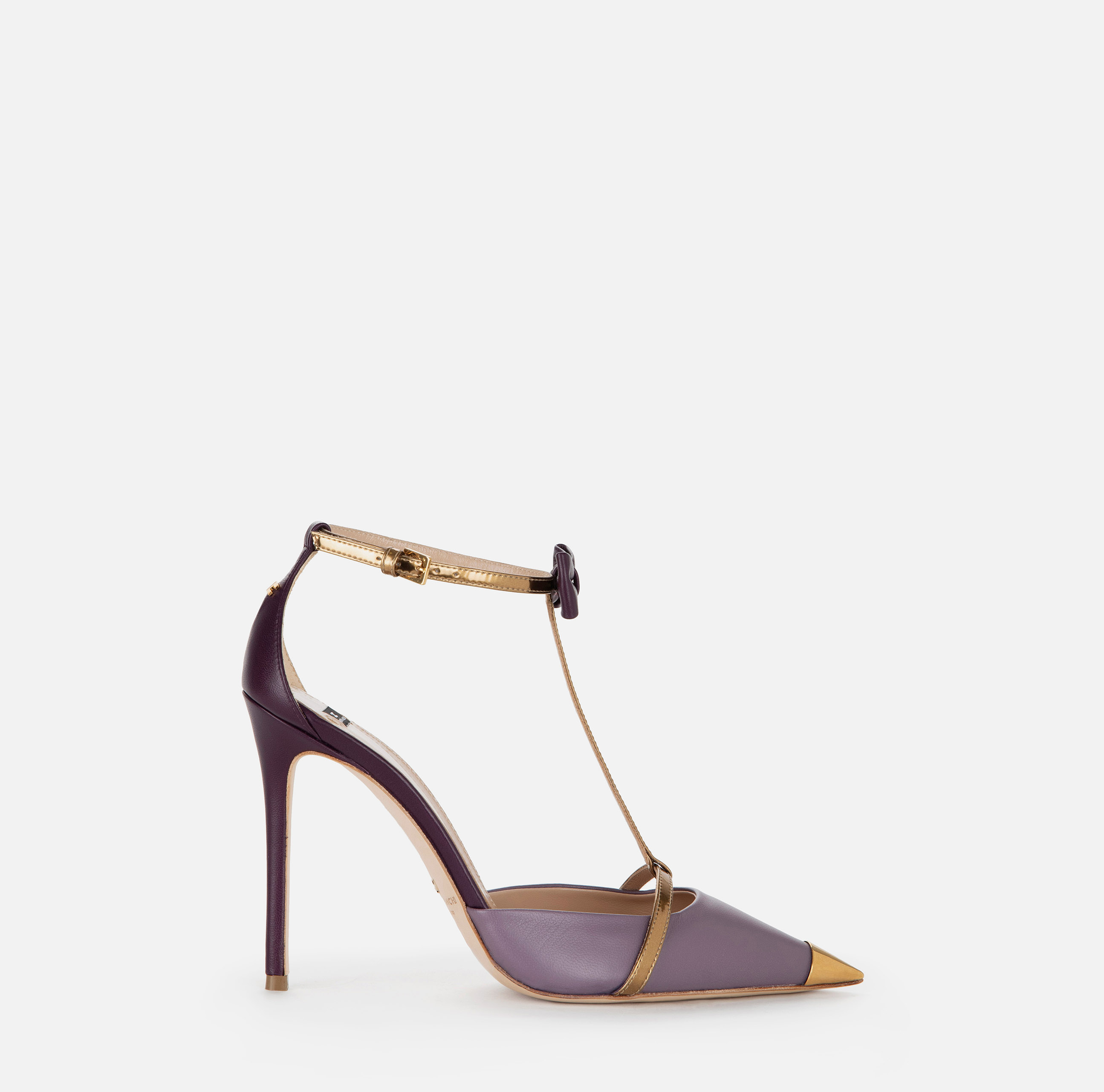 Zapatos de salón con lazo y puntera de metal - SCARPE - Elisabetta Franchi