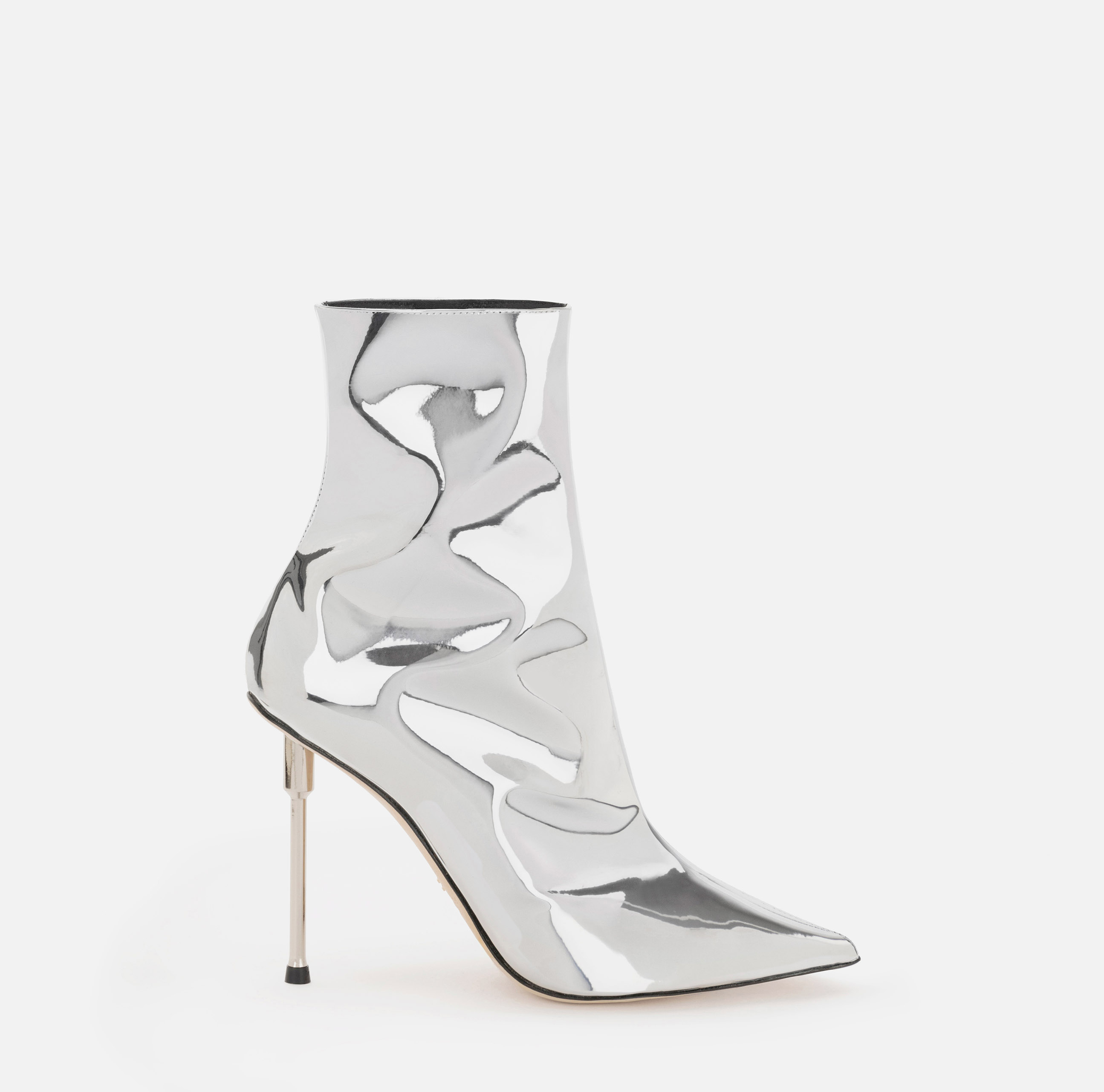 Reflective fabric ankle boots - SCARPE - Elisabetta Franchi