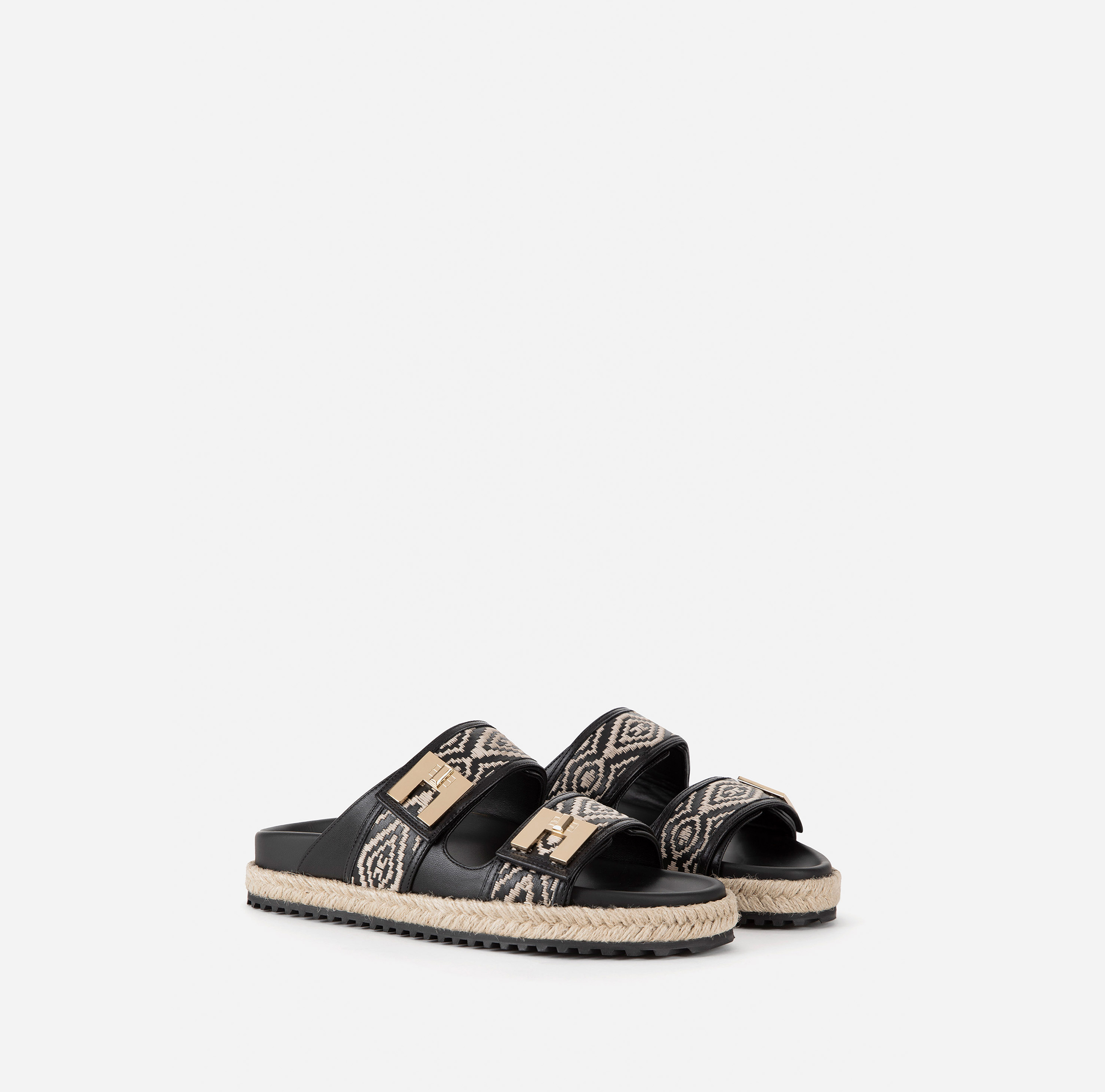 Embroidered sandal - Elisabetta Franchi