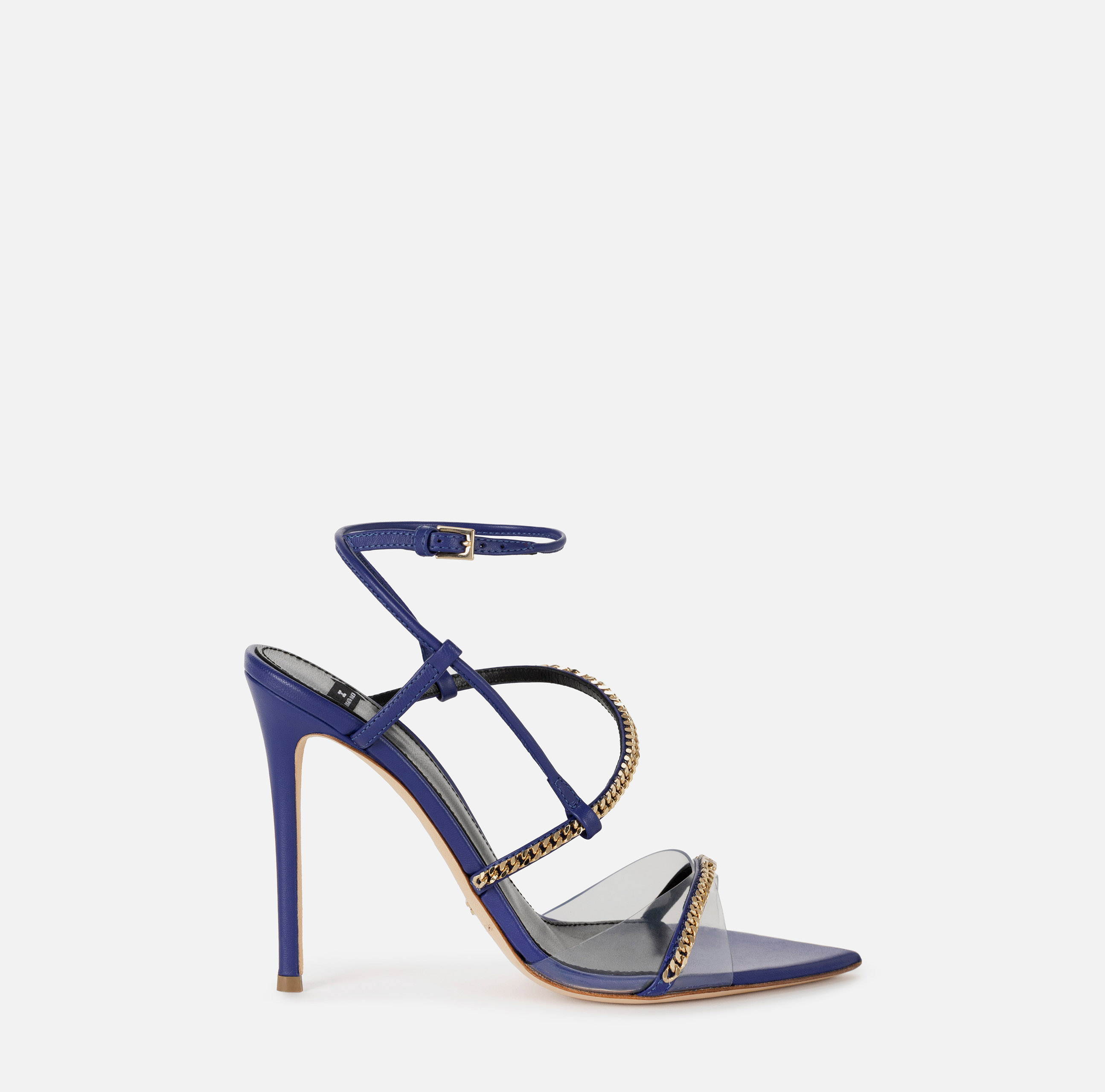 Leather sandals with groumette - SCARPE - Elisabetta Franchi