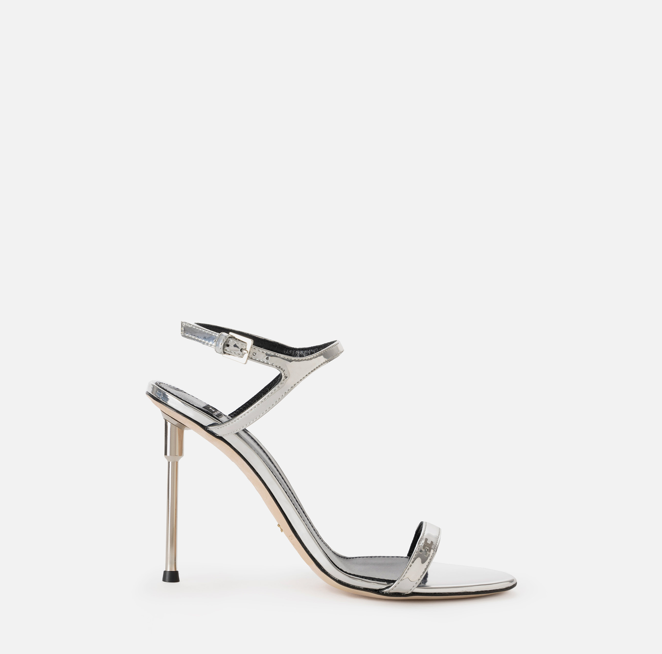 Metallic leather sandals - Elisabetta Franchi