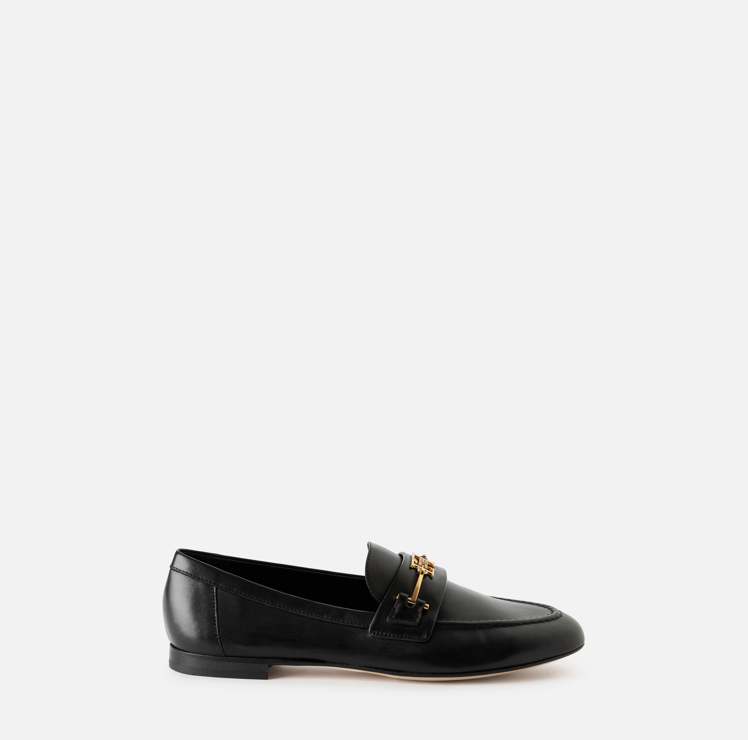 Leather loafers with horsebit - SCARPE - Elisabetta Franchi