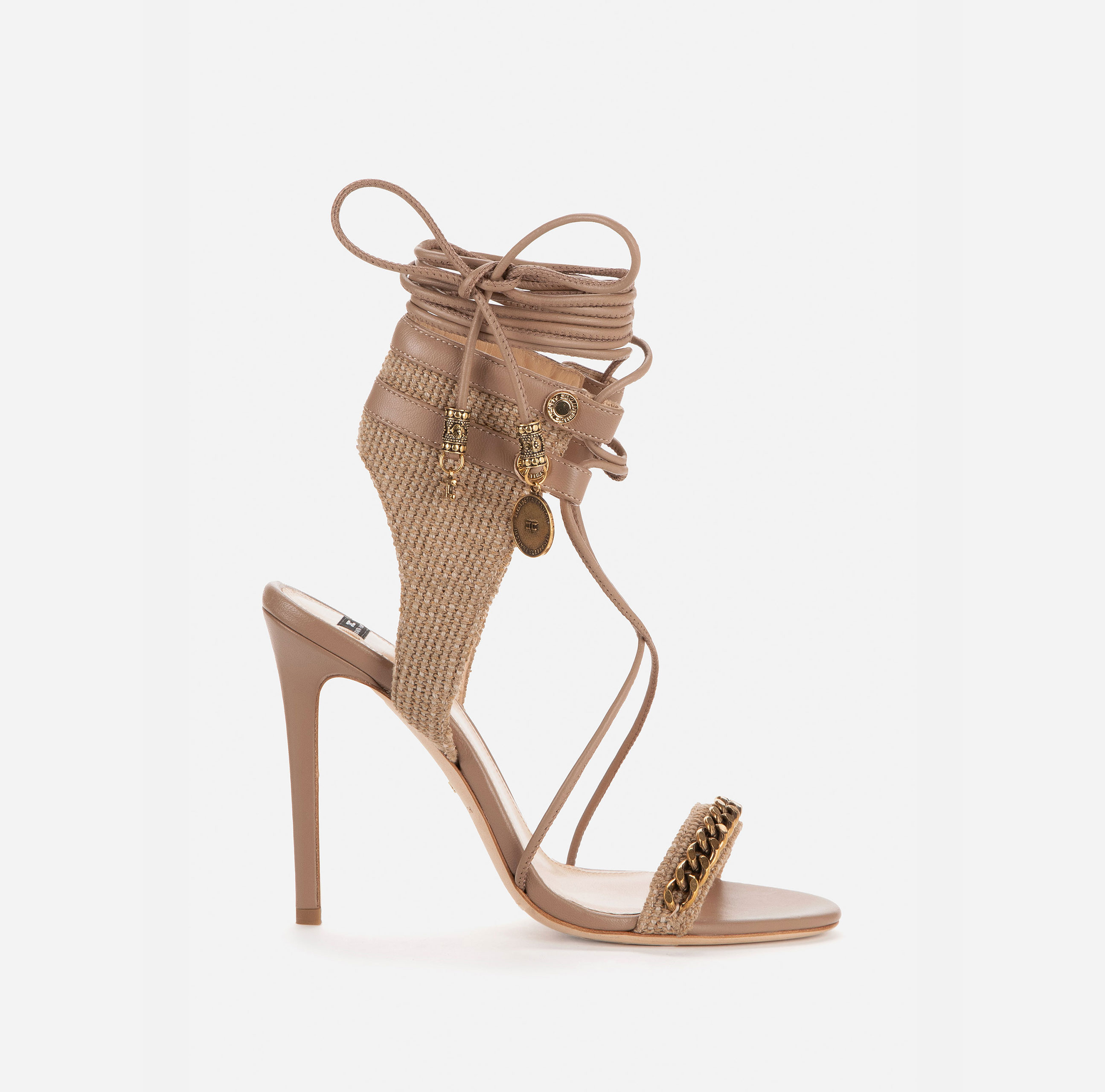 Sandal with charms - SCARPE - Elisabetta Franchi