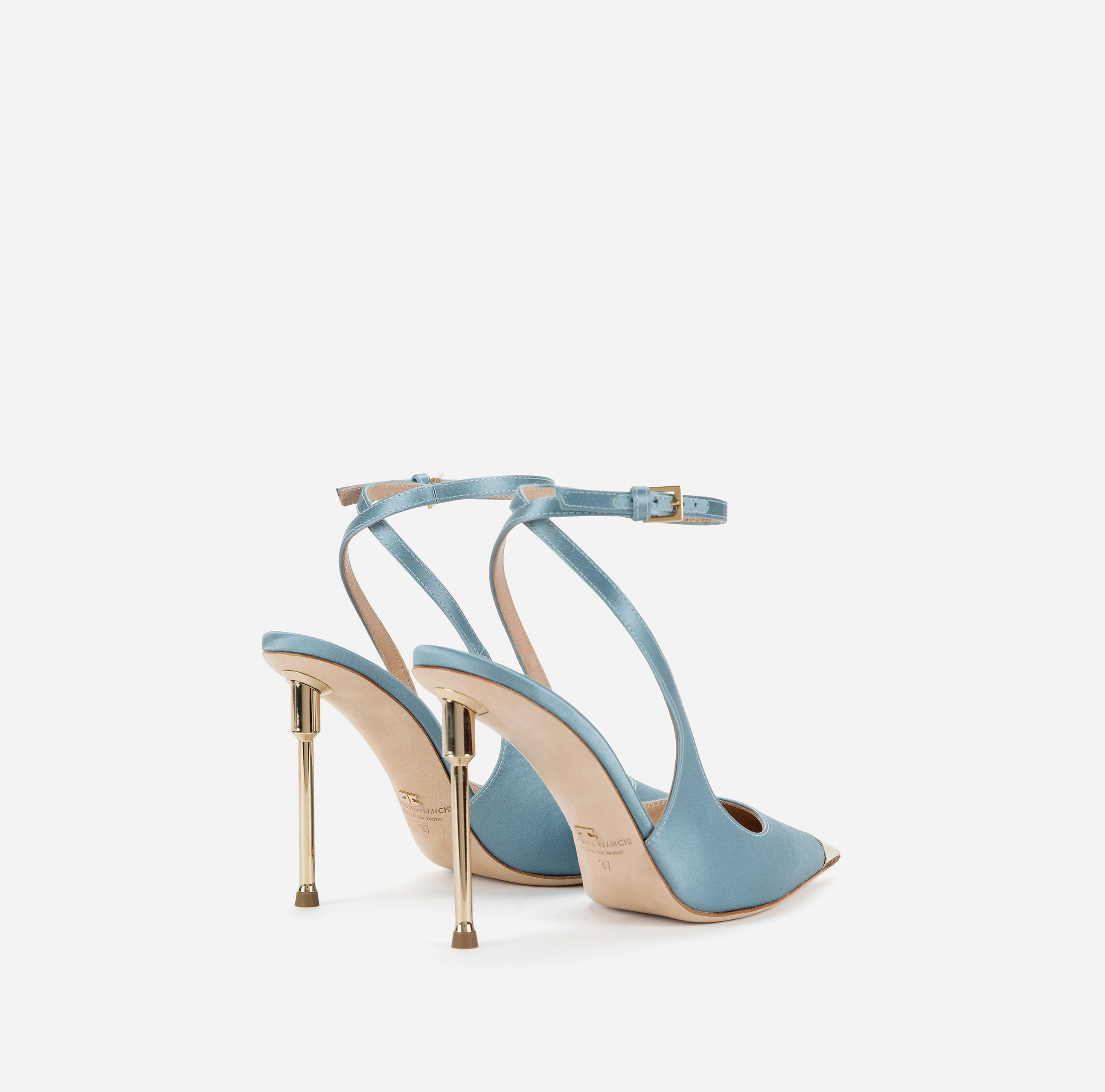Sculptured heel slingback - Elisabetta Franchi
