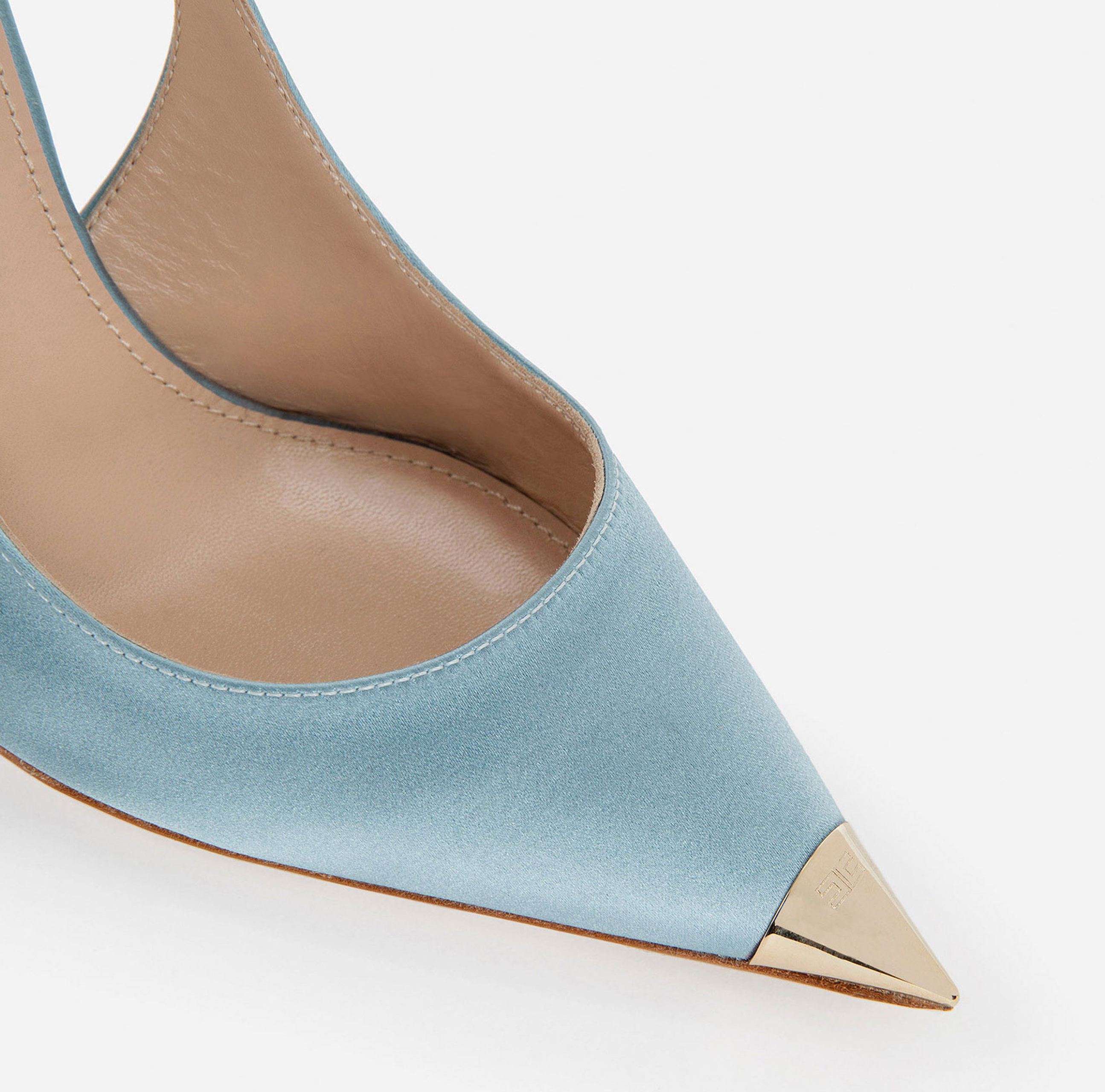 Sculptured heel slingback - Elisabetta Franchi