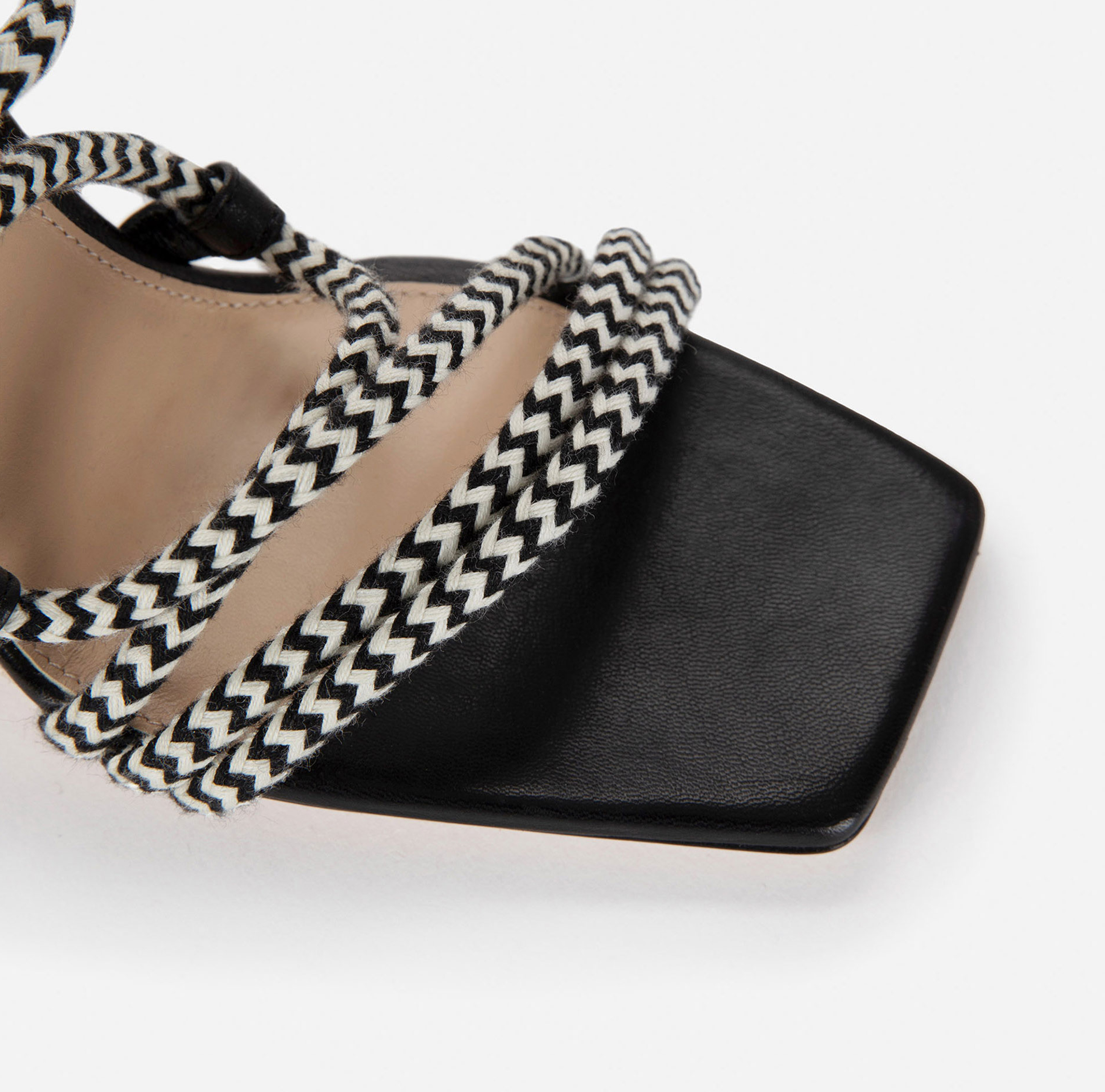 Lace-up sandal with cords - Elisabetta Franchi