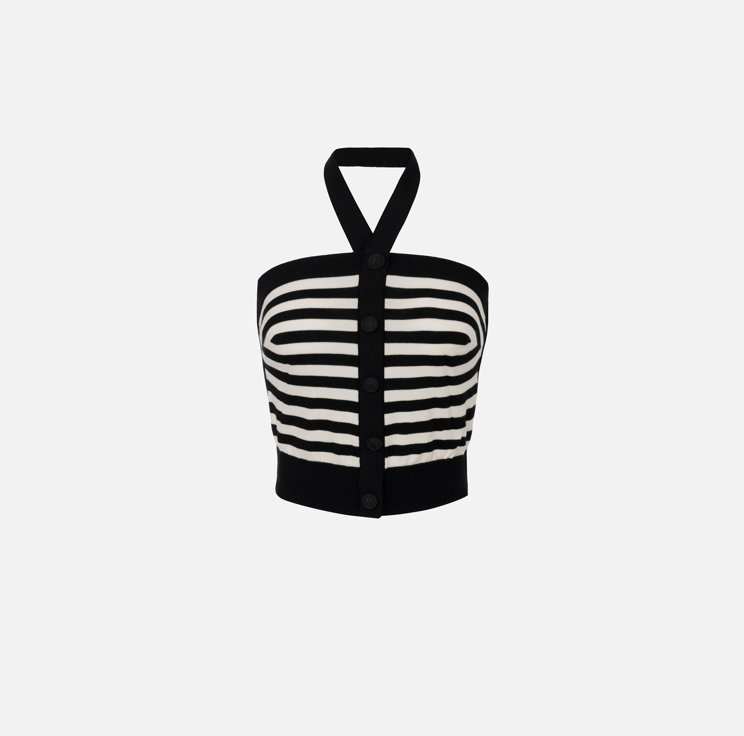 Striped wool top - Elisabetta Franchi