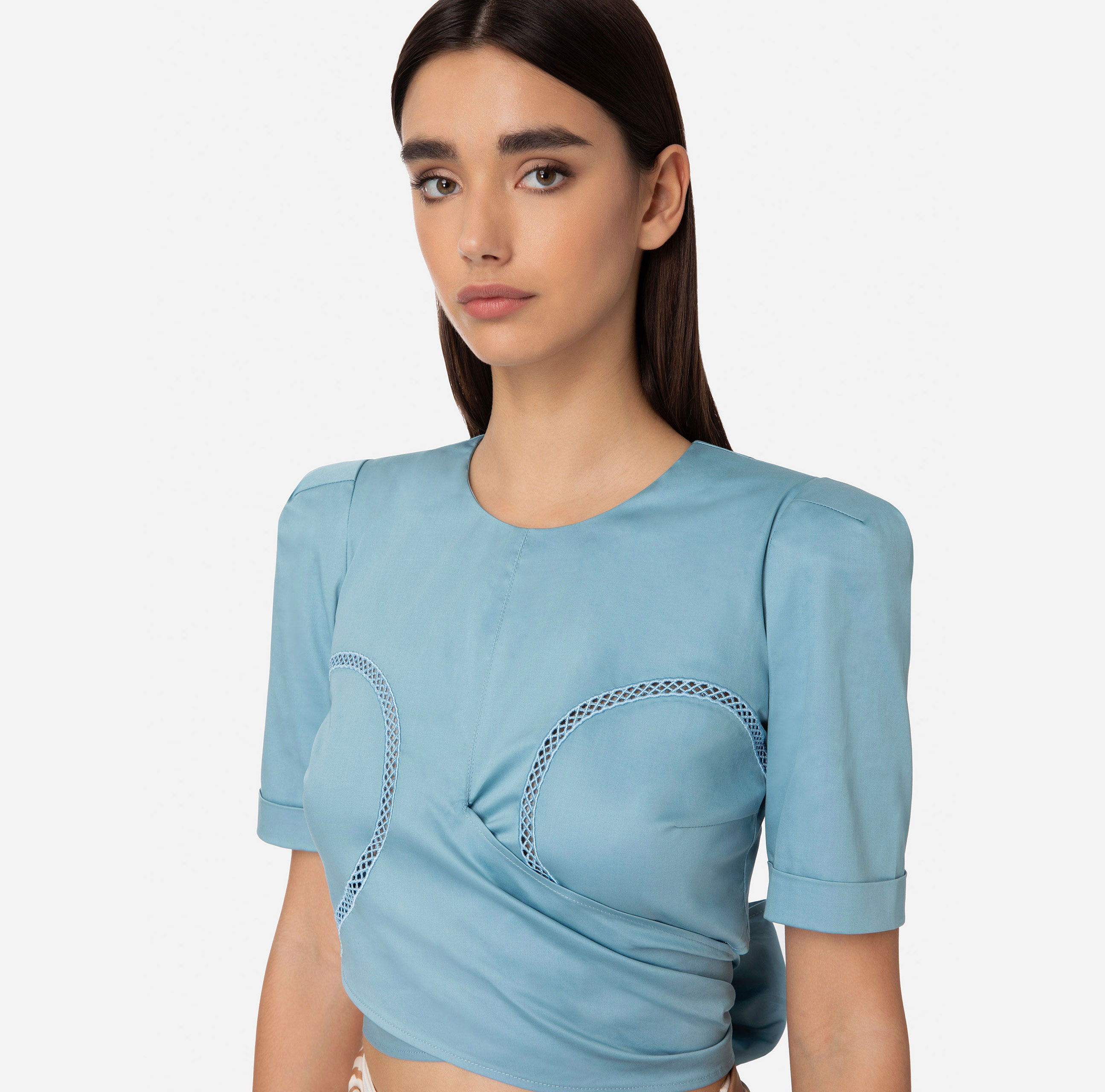 Top with ajour embroidery | Elisabetta Franchi
