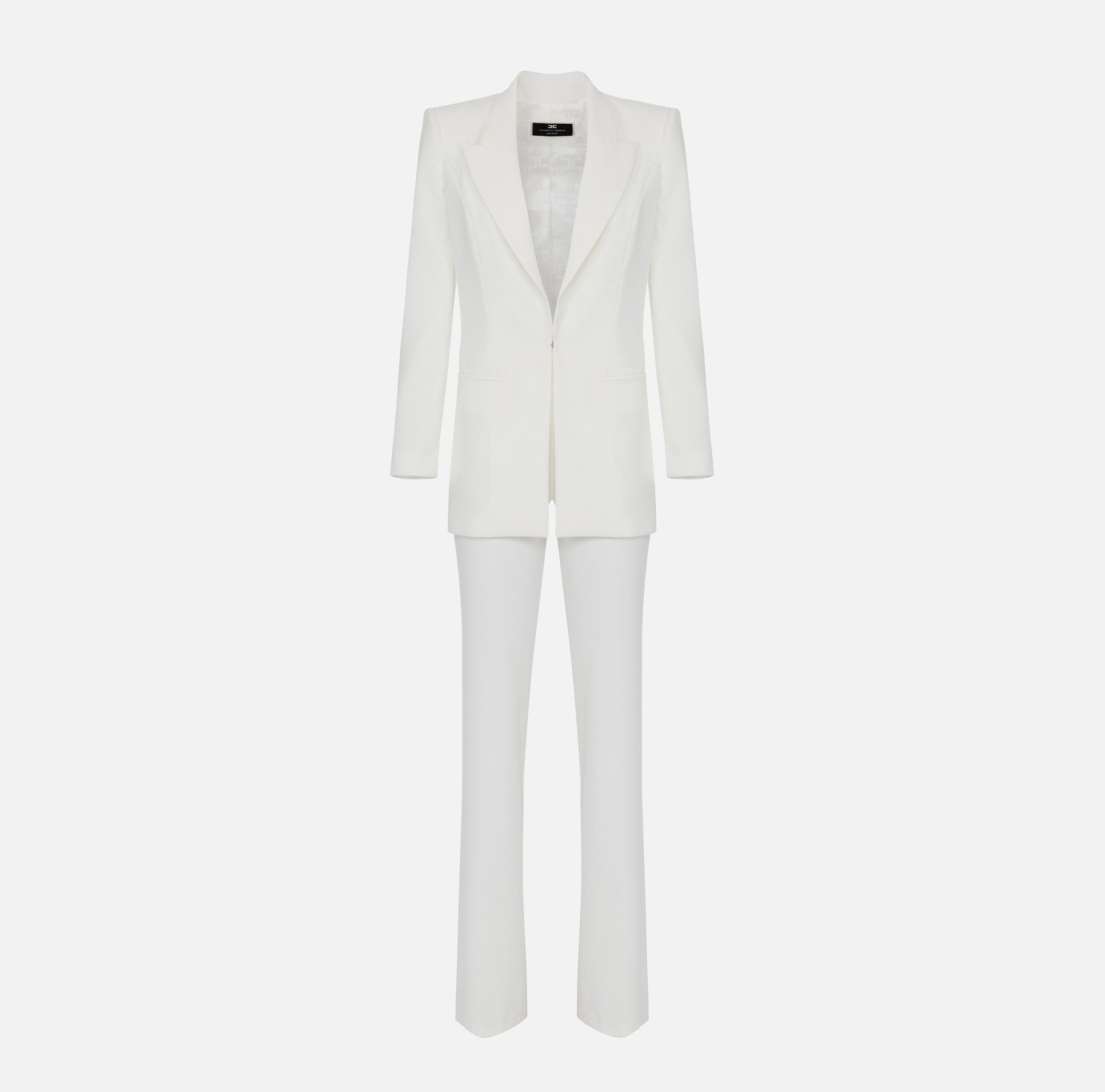 Trouser suit in crêpe fabric - Elisabetta Franchi