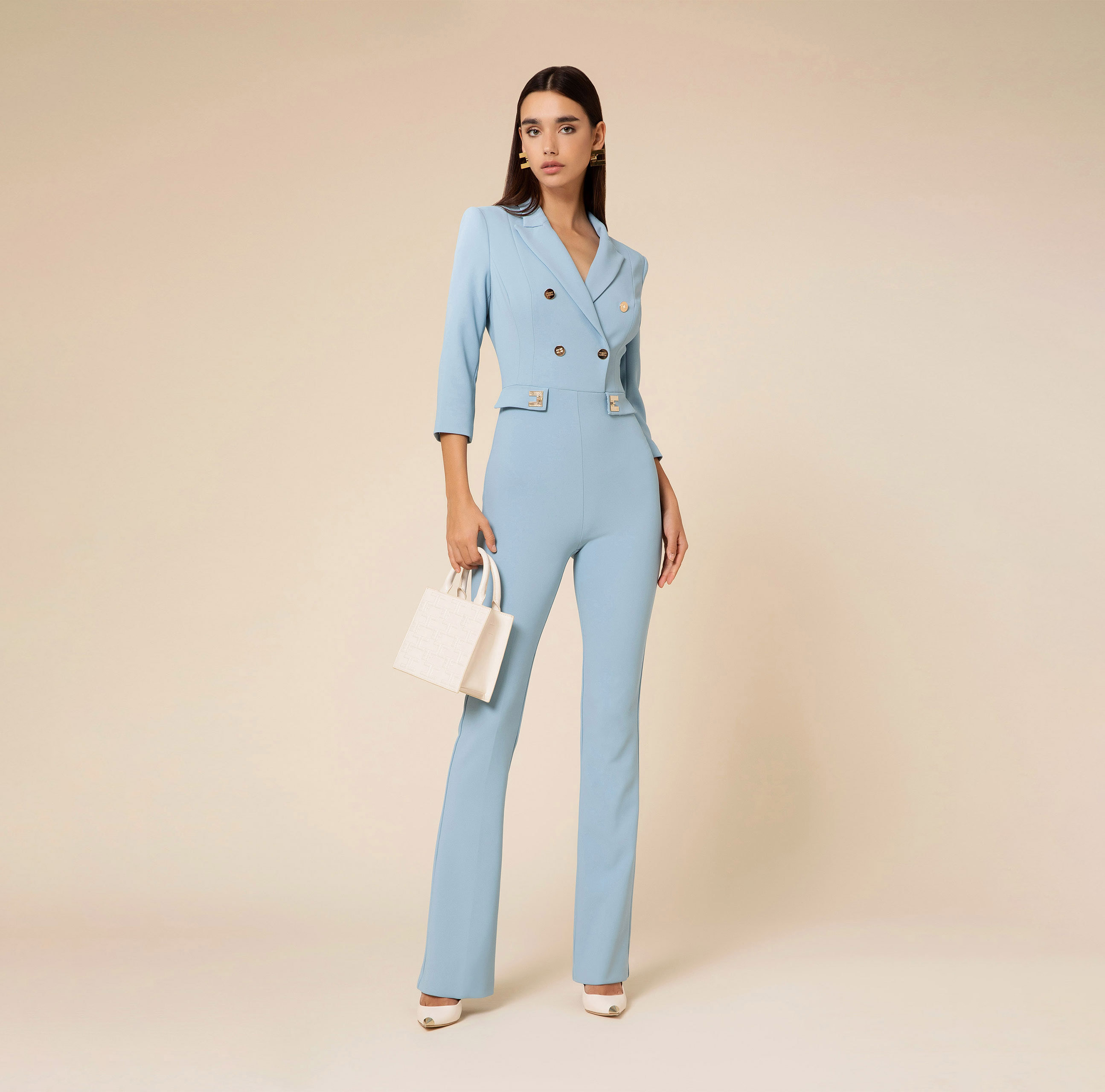 Double-breasted jumpsuit - Elisabetta Franchi