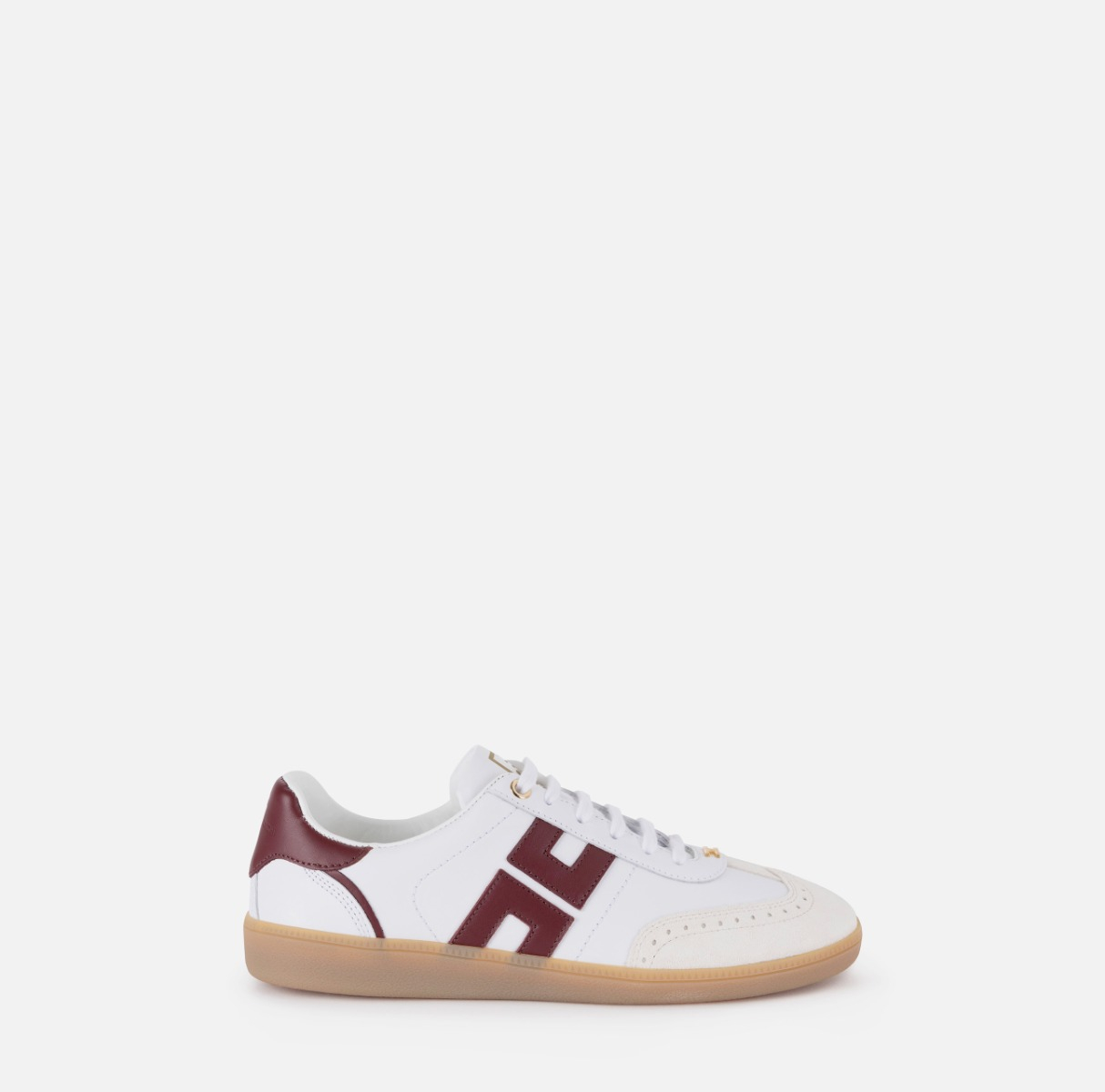 Shield leather sneakers - SCARPE - Elisabetta Franchi